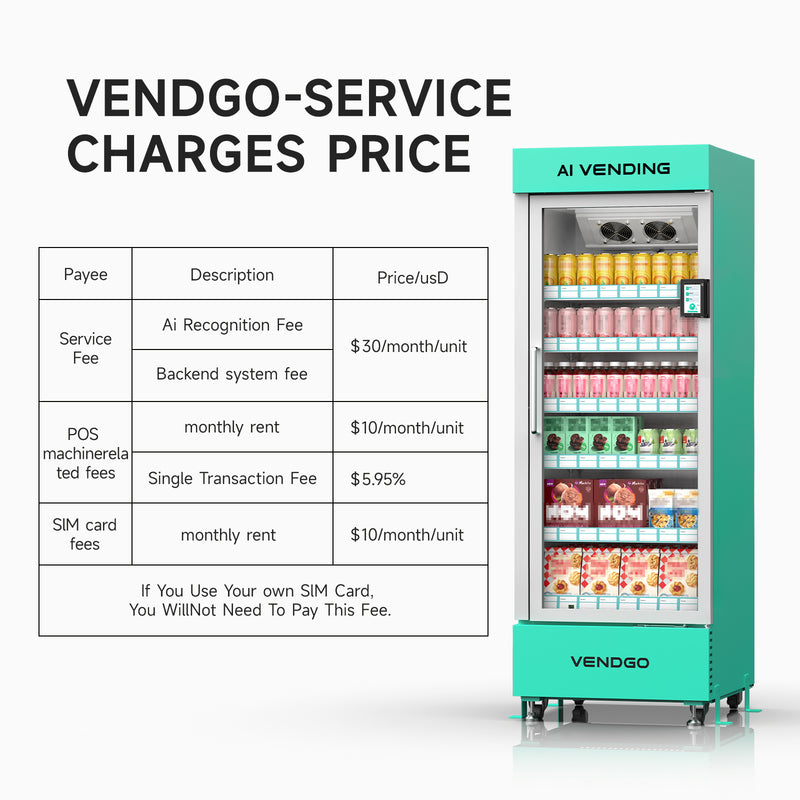 520L AI Smart Fridge Vending Machine | Grab & Go Automated Retail