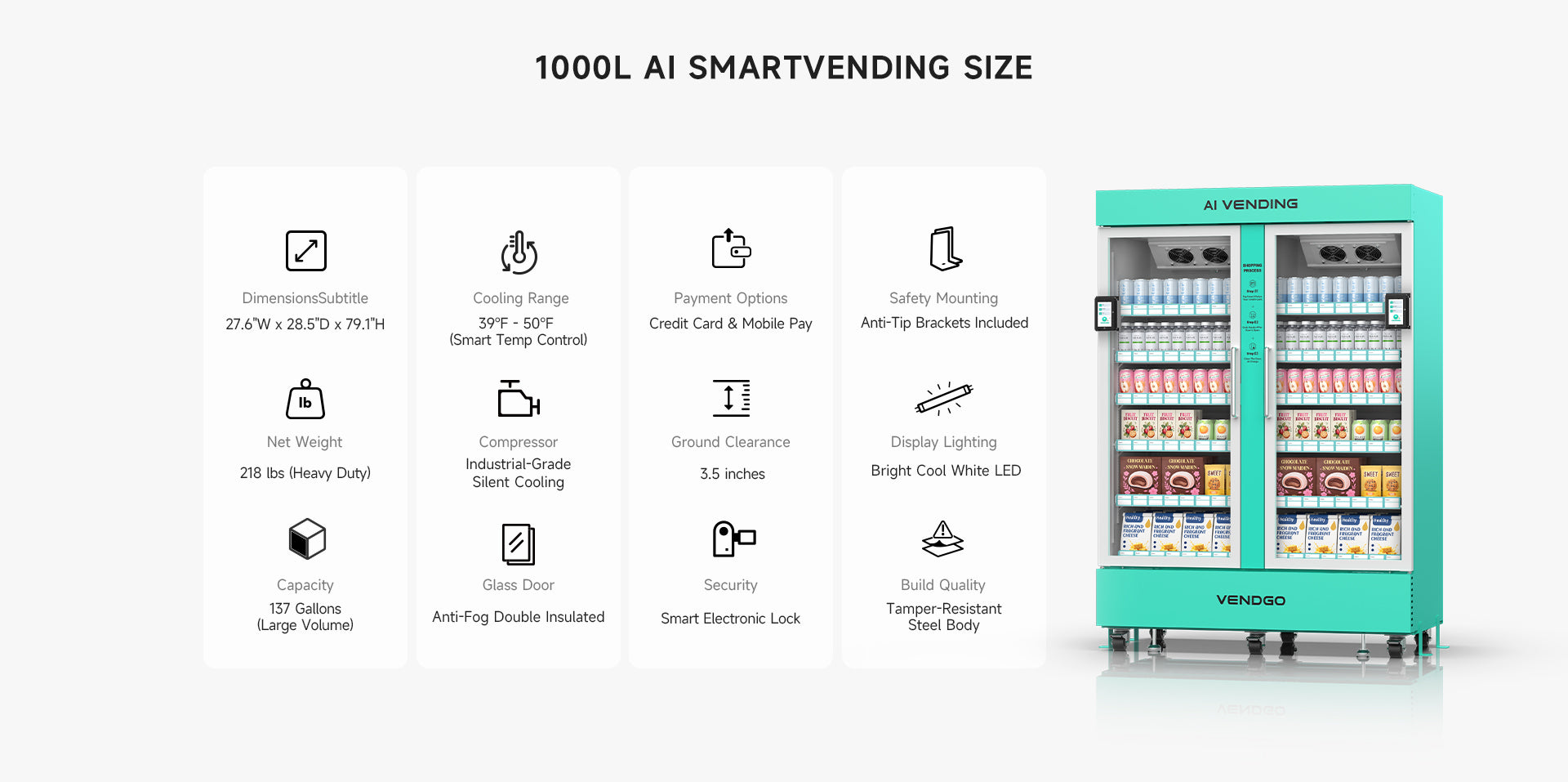 PACAU-Vending Machines|In Stock - US