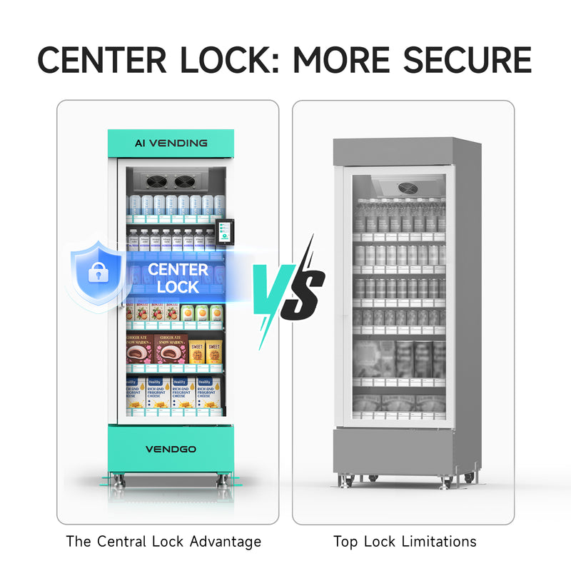 520L AI Smart Fridge Vending Machine | Grab & Go Automated Retail