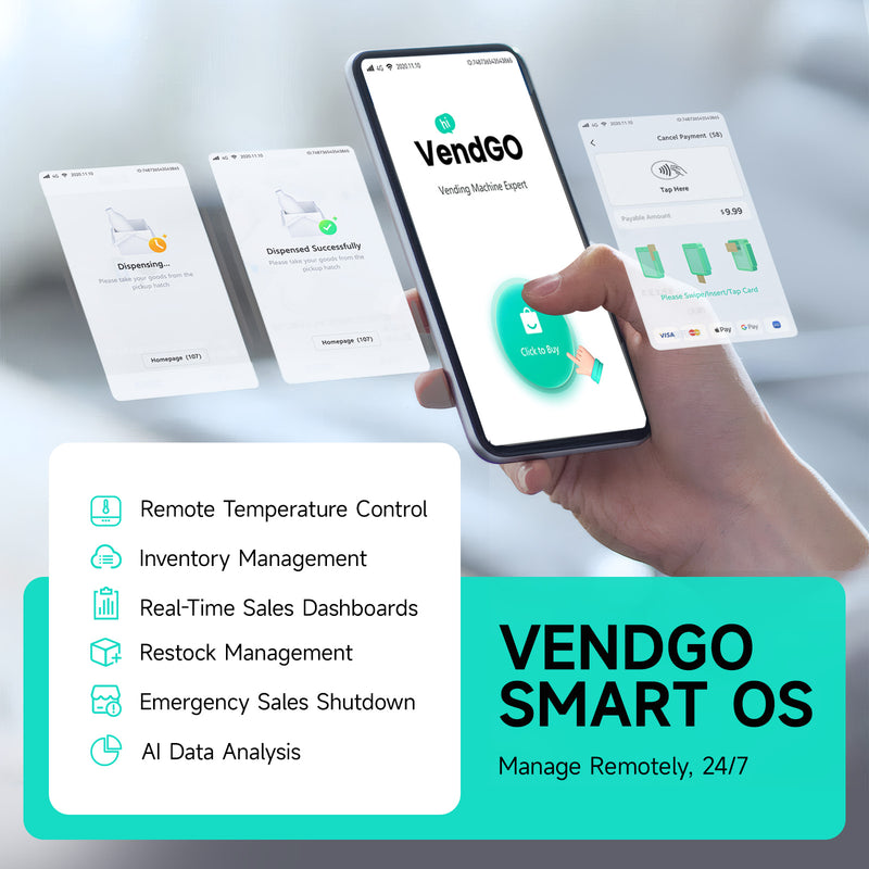 1000L Dual-Terminal AI Smart Vending Fridge | High-Volume Grab & Go