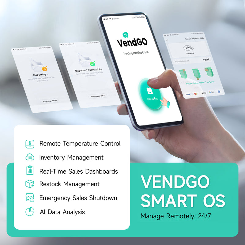 520L AI Smart Fridge Vending Machine | Grab & Go Automated Retail