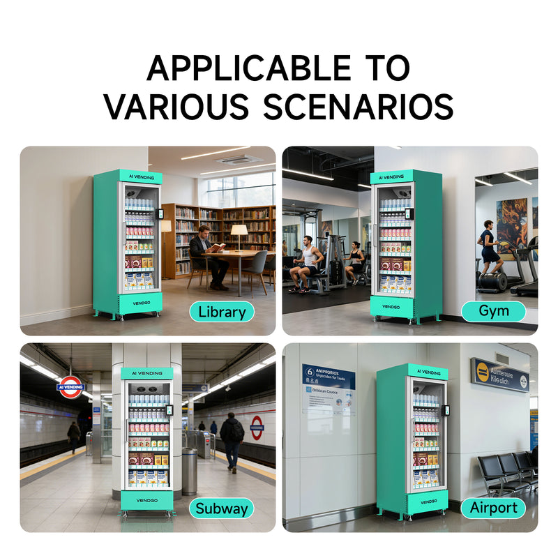 520L AI Smart Fridge Vending Machine | Grab & Go Automated Retail