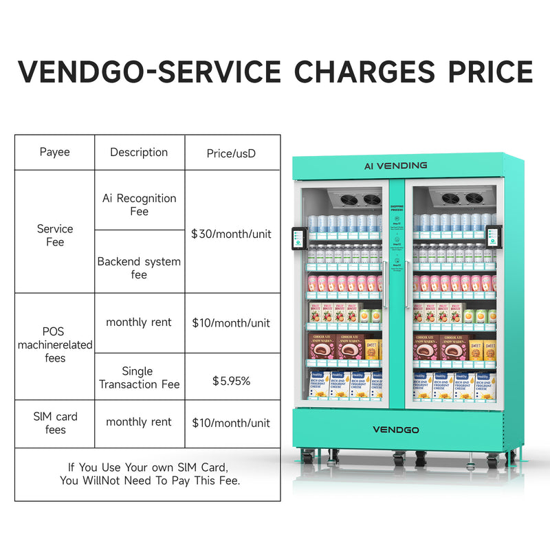 1000L Dual-Terminal AI Smart Vending Fridge | High-Volume Grab & Go